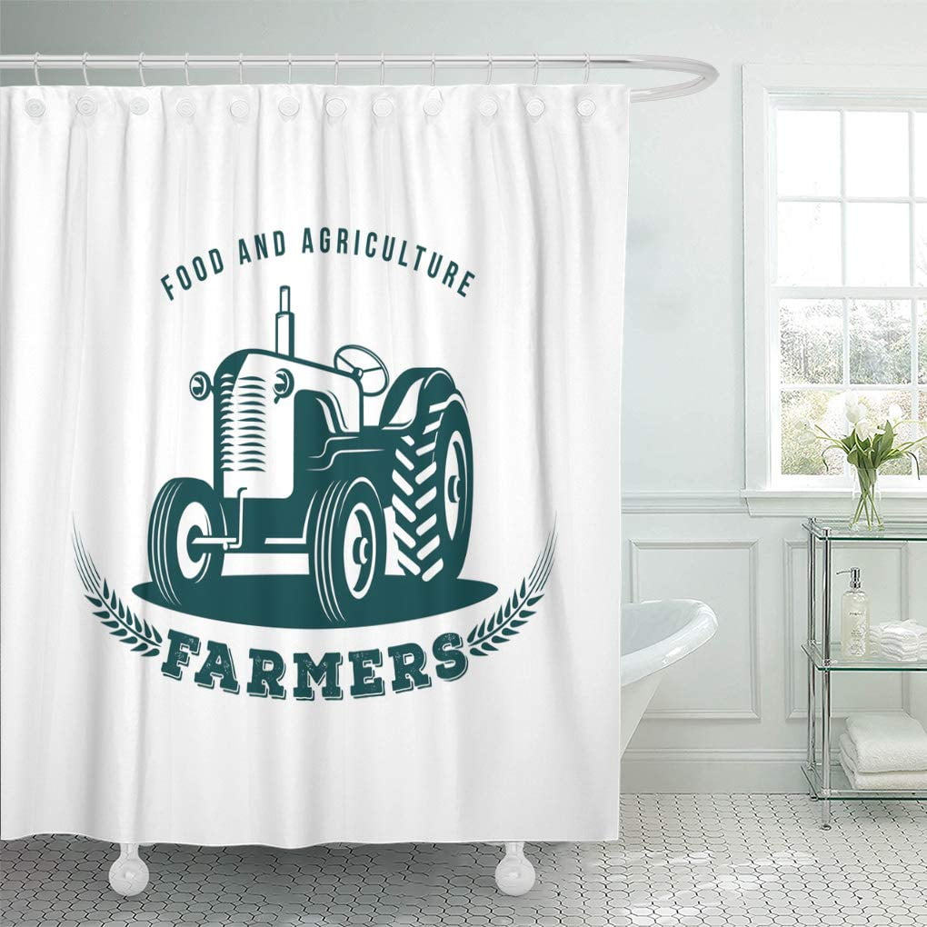 SUTTOM Graphic White Farm Tractor Agricultural Agriculture Agronomy