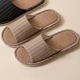 thumbnail image 7 of Agkizg Unisex Fall Winter Slippers, Womens Mens House Slippers, Couple Solid Color Flat Slide Sandals Soft Sole Casual Indoor Outdoor All Season House Slippers, 7 of 7