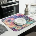 thumbnail image 5 of Vintage Pattern Dish Drying Mat – Classic Design, Adds Nostalgic Charm to Your Kitchen, 5 of 6