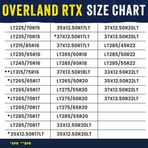 Kanati Tires Kanati Overland RTX Rugged Terrain LT285/55R22 124/121Q E Light Truck Tire Sansujyuku sansujyuku.com