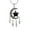 Black, variant on Personlized Moon &Star Cremation Jewellery Urns For Ashes Keepsake Urn Necklace Mini Urns