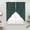 Green, Forest, Sage, Olive, variant on Indigo Blue Swag Valances for Windows 2 Pack, Kitchen Window Curtains 36 Inch Length, Farmhouse Vintage Blue Solid Color Privacy Swag Curtains for Living Room/Bathroom with Rod Pocket 36"x36"