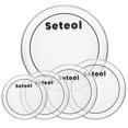 thumbnail image 1 of Cabezales de batería Steeol 10, 12, 14, 16, 22 pulgadas, PET, bajo transparente, 1 of 7