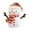 C, variant on zhonghuaying 9.84 Inch Cute Snowman Stuffed Animal, 8 Color Styles Soft Plush Toy, Adorable Winter Plushie Gift for boys girls, Christmas Decor (G)