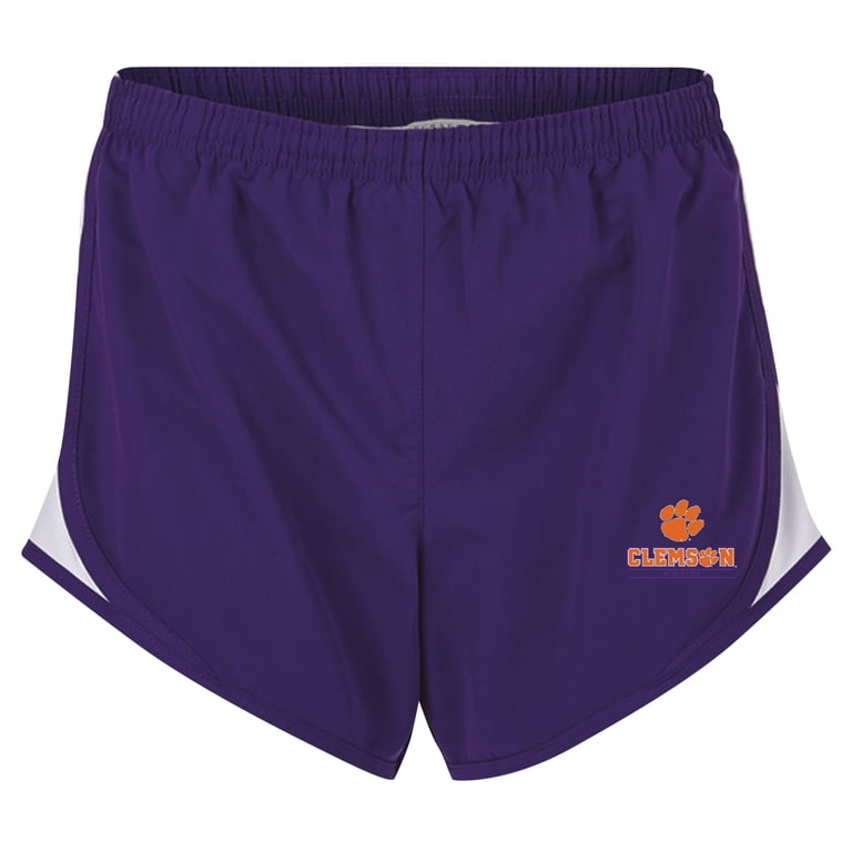 Women's Boxercraft Purple Clemson Tigers Essential Lined Athletic