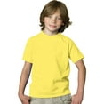 thumbnail image 1 of Hanes Boy`s 5.2 oz COMFORTSOFT HEAVYWEIGHT T-Shirt, XL, Yellow, 1 of 2