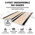 thumbnail image 2 of Black Ice 8-Pack 5-Foot Snowmobile Ski Loading Guides, HDPE Trailer and Truck Bed Glides, 2 of 11