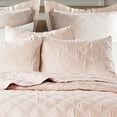 thumbnail image 4 of Levtex Home - 100% French Flax Linen Front/100% Cotton Back - Twin Quilt - French Flax Washed Linen - Blush - Quilt Size (68 x 86 in.), 4 of 7