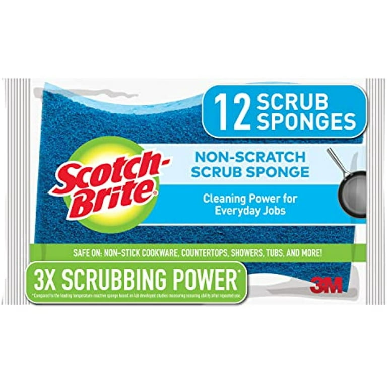 Scotch-Brite® Non-Scratch Scrub Sponge 522-12, 12/2