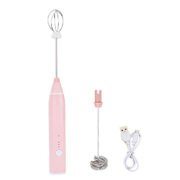 Electric Mixer Blender Milk Frother Handheld Charging Stainless Bubble Maker Whisk for Coffee Cappuccino Food Supplement