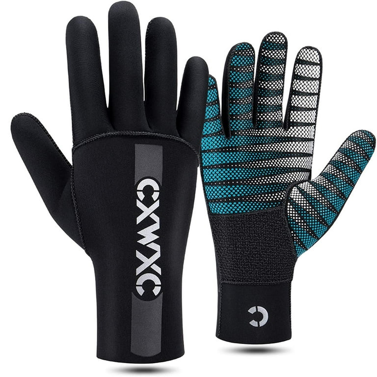 CXWXC Neoprene Diving Wetsuit Gloves for Men Women Warm Water Sports Glove  for Scuba Snorkeling Surf Kayaking Swim(2XL/3XL)