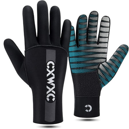 CXWXC Neoprene Diving Wetsuit Gloves for Men Women Warm Water Sports Glove for Scuba Snorkeling Surf Kayaking Swim(2XL/3XL)