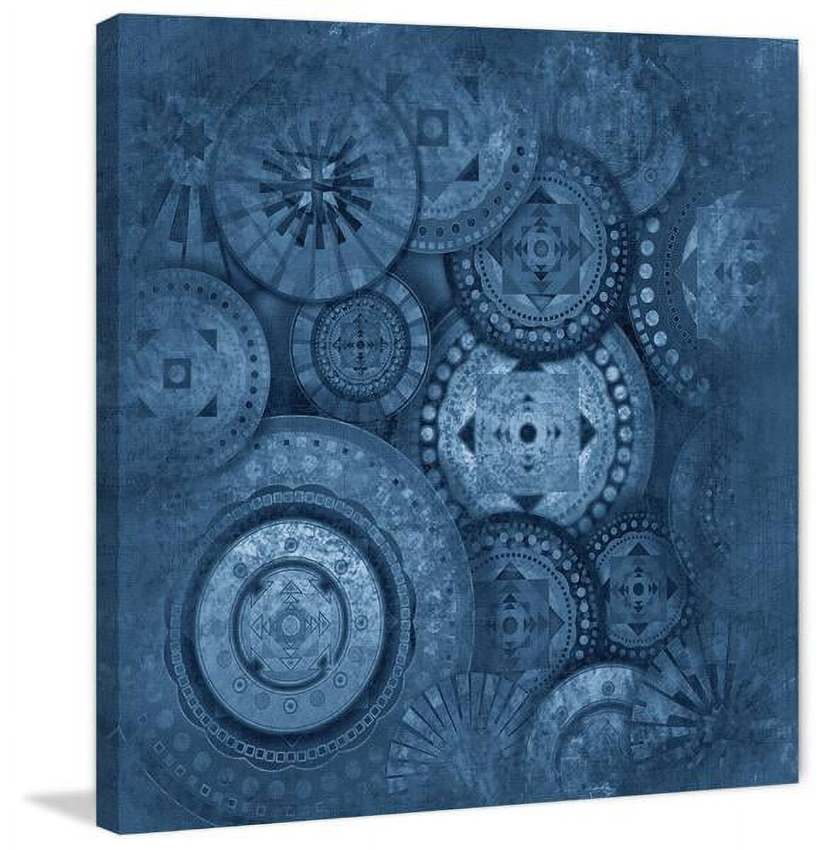 "Geared Connections" Painting Print on Wrapped Canvas