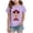 F4-Purple, variant on sdbrld Girls Christmas Shirts Kids Short Sleeve Xmas Ugly Graphic Tees Gift for Children Pink Sizes 3-4 Years