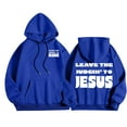 thumbnail image 2 of Christian Hoodies for Men 2025 Leave The Judgin' To Jesus Hoodie Hooded Sweatshirt with Pockets Pullover Hoodie, 2 of 7