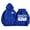 Blue, variant on Christian Hoodies for Men 2025 Leave The Judgin' To Jesus Hoodie Hooded Sweatshirt with Pockets Pullover Hoodie