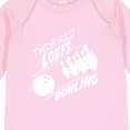 thumbnail image 4 of Inktastic This Kid Loves Bowling Boys or Girls Long Sleeve Baby Bodysuit, 4 of 5
