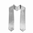 thumbnail image 1 of Kids Graduation Stole Sash 53'' Long (Grey One Size), 1 of 3