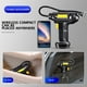 thumbnail image 4 of Inflador de neumáticos portátil con batería recargable | Bomba compresora de aire digital para neumáticos de coche, bicicleta y balones | Apagado automático, luz LED, inflado rápido de 120 W, 4 of 9