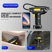Avid Power Cordless Tire Inflator, 120W Rechargeable Air Compressor with Digital Gauge & Car Adapter, Portable for Cars, Bikes & Inflatables