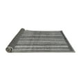 thumbnail image 2 of Ahgly Company Indoor Square Abstract Gray Modern Area Rugs, 6' Square, 2 of 4