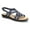 Navy, variant on Lobo Women's Strappy Slingback Sandals Color: Sand Size: 8