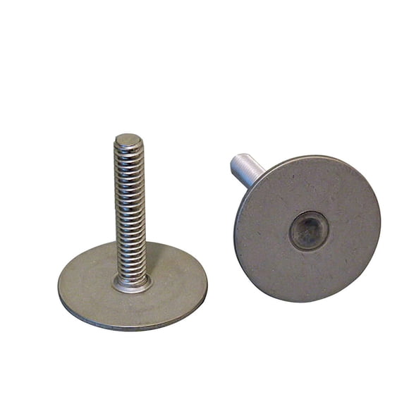 Soporte de soldadura con pernos de acero inoxidable de 1 altura con 1/4 x 20 roscas (10)