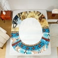 thumbnail image 5 of Castle Fairy Teens Boys Girls Galloping Horse Bed Sheets,Tribal Aztec King Sheets, 5 of 7
