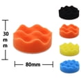thumbnail image 4 of Almohadilla de pulido de taladro de 3 pulgadas, Kit de almohadillas de pulido de espuma para coche de 11 piezas, kit de pulido de accesorio de pulidor de taladro para pulido de coche, 4 of 5