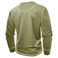 thumbnail image 6 of VJATTWR Men's and Big & Tall Men's Tri Blend Long Sleeve Tee Shirt, Sizes S, 6 of 9