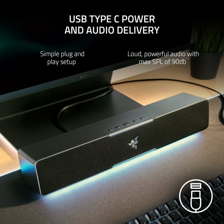 Razer Gaming Speakers, PC Gaming Soundbar and Subwoofer