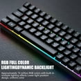 thumbnail image 4 of AOOOWER 60% Mechanical Gaming Keyboard with Full Key Rollover Wire Keyboard for High Intensity Gaming Quiet Mechanical Keyboard, 4 of 11