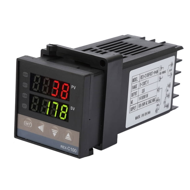 Controlador de temperatura LED digital NikouMX REX C100 0~1300