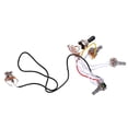 thumbnail image 4 of Kit de Arnés de cableado de guitarra eléctrica Sincero Cubierta negra A500K B500K Interruptor de palanca, 4 of 10