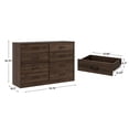 thumbnail image 7 of Mainstays Ardent 8 Drawer Dresser, 53" Wide, Dark Walnut, 7 of 7