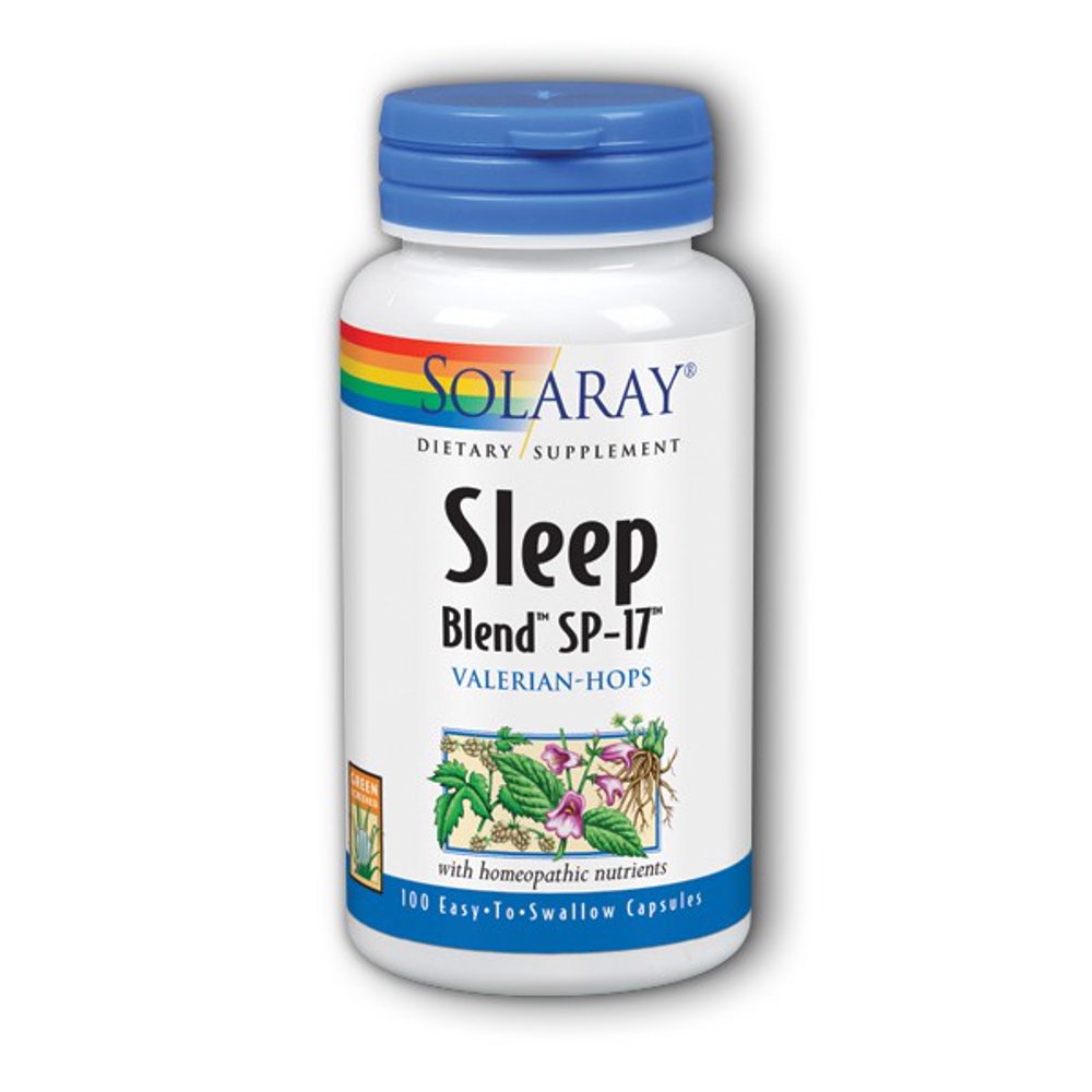 Solaray Sleep Blend SP17 Herbal Blend w/ Cell Salt Nutrients to Help
