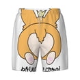 thumbnail image 4 of Lsque Mens Swim Trunks Prince Corgi Dog Pattern - Bathing Suit Compression Liner - Beach Swim Shorts Swimwear - (S-3XL) - Stretch Quick Dry -XX-Large, 4 of 9