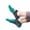 Green, variant on Women's Non-Slip Five Toe Yoga Socks with Grips, Premium Combed Cotton Socks for Pilates, Barre, Ballet, Fitness