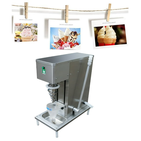 Techtongda Commercial Fruit Ice Cream Mixer Machine Frozen Yogurt Blender Blending Machine Stainless Steel