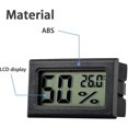 thumbnail image 3 of Paquete De 2 Mini Termómetro Digital LCD Higrómetro Probador De Humedad De Temperatura Para Refrigerador Acuario - Humedad, 3 of 5