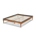 thumbnail image 3 of Baxton Studio Marieke King Size  Ash Brown Finished Wood Bed Frame, 3 of 9