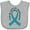 AC-Heather Grey, variant on Inktastic Ovarian Cancer Awareness Ribbon Boys or Girls Baby Bib