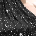 thumbnail image 3 of Black Star Planet Moon Pattern Blanket,Comfortable Soft Flannel Throw Blanket,All Season,Warm Lightweight Blankets for Sofa Bed Couch Living Room Chair,30"x40", 3 of 4