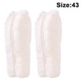 thumbnail image 1 of Fuzzy Sheepskin Insole, Warm Thick Fluffy Lambswool Inserts 43, 1 of 4