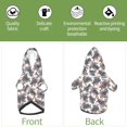 thumbnail image 3 of Uemuo Turtle for Winter Dog Hoodie Sweatshirts with Pockets Warm Dog Clothes for Small Dogs Chihuahua-X-Large, 3 of 8
