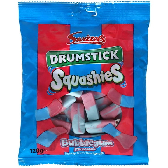 Squashies Drumstick Bubblegum - MFF30 120 Grams - Pack of 1
