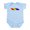 Sky Blue, variant on CafePress - Rainbow Schnauzer Infant Bodysuit - Baby Light Bodysuit, Size Newborn - 24 Months