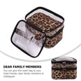 thumbnail image 2 of Weiweiguan 1PC Transparent Double-layer Wash Bag Portable Storage Bag Handheld Makeup Bag, 2 of 7