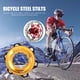 thumbnail image 5 of Disco de cubo de bicicleta Adaptador de freno de bicicleta de conversión de bloqueo central de disco de cubo de 6 orificios de aleación de aluminio duradero para rotores de 6 pernos FLhrweasw Nuevo, 5 of 9