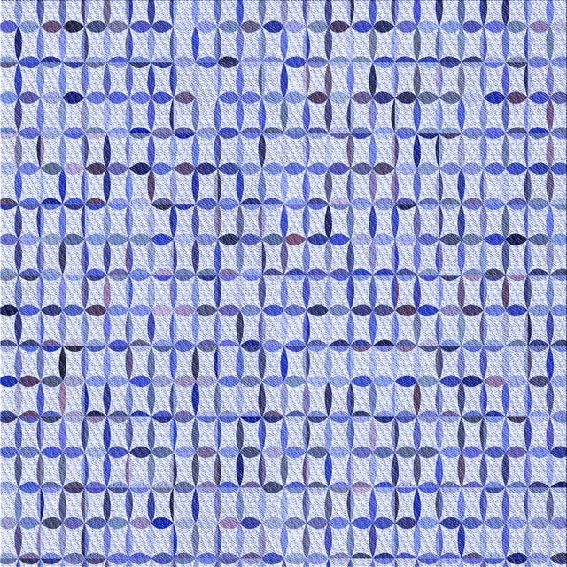 Ahgly Tapis d'Intérieur Lavable en Machine Carré Transitionnel Bleu Ciel, 5 Pieds Carré